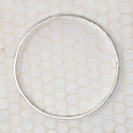 Substantial Neoclassical Sterling Silver Bangle