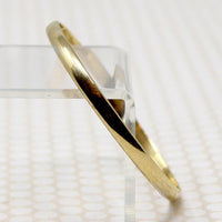 Pair of Two Tone Plated Bangle Bracelets