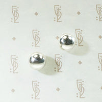 Vintage Sterling Silver Ball Stud Earrings