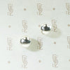 Vintage Sterling Silver Ball Stud Earrings