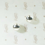 Vintage Sterling Silver Ball Stud Earrings