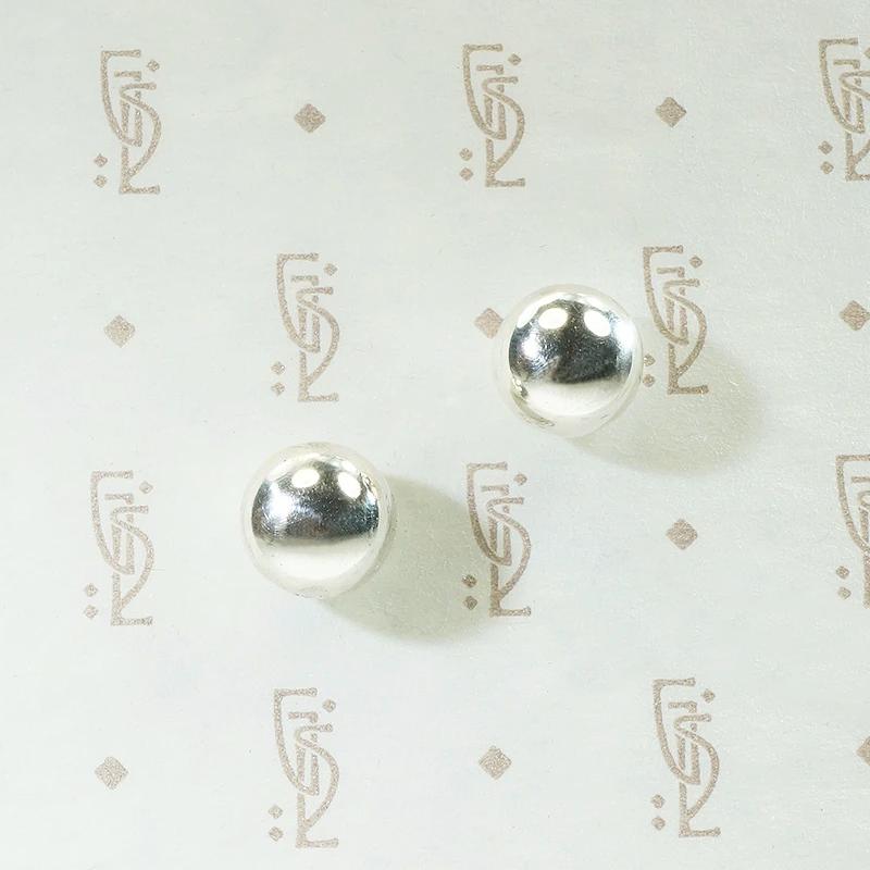 Vintage Sterling Silver Ball Stud Earrings