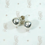 Vintage Sterling Silver Ball Stud Earrings