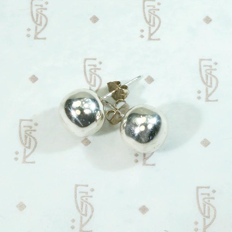 Vintage Sterling Silver Ball Stud Earrings
