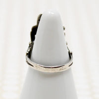 Sunset Abalone in Edwardian Sterling Ring