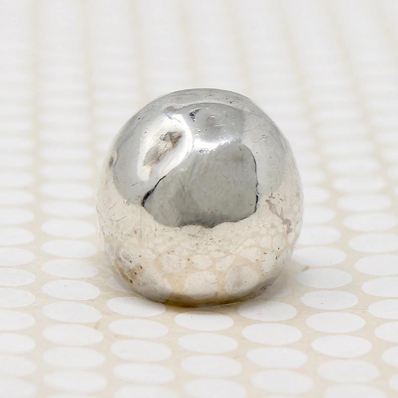 Artfully Dented Sterling Silver Dome Ring