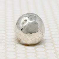 Artfully Dented Sterling Silver Dome Ring