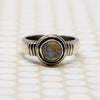 Labradorite Cabochon in Sterling Ring