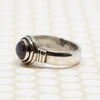 Labradorite Cabochon in Sterling Ring