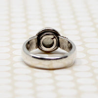 Labradorite Cabochon in Sterling Ring