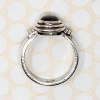 Labradorite Cabochon in Sterling Ring