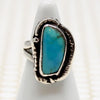 Tropical-Blue Turquoise Navajo Sterling Ring