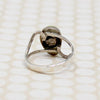 Olive Green Turquoise in Sterling Ring