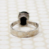 Intense Turquoise in Simple Silver Solitaire