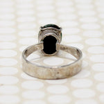 Intense Turquoise in Simple Silver Solitaire
