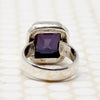 Gorgeous Amethyst in Chunky Sterling Ring