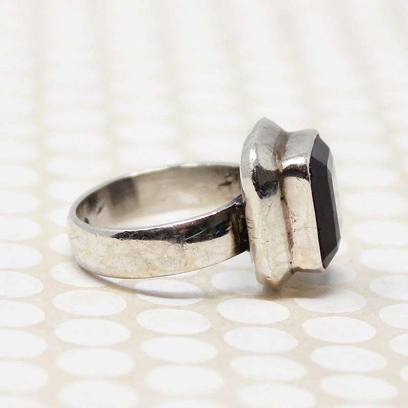 Gorgeous Amethyst in Chunky Sterling Ring