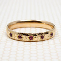 Blushing Beauty Rosy Bangle with Pink Paste
