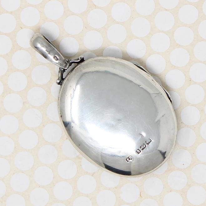 Grand Period Engraved English Silver Locket