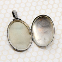 Grand Period Engraved English Silver Locket