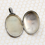 Grand Period Engraved English Silver Locket