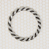 Victorian Sterling Silver Twist Bangle