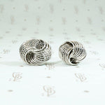 Sterling Silver Spiral Stud Earrings