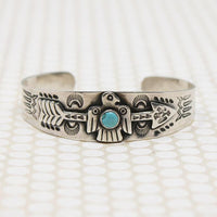 Thunderbird Cuff Bracelet with Rocker Designs