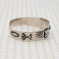 Thunderbird Cuff Bracelet with Rocker Designs