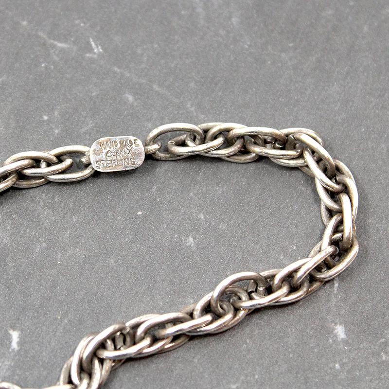 Handsome Handmade Sterling Silver Chain
