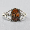 Grand Canyon Jasper & Silver Cuff