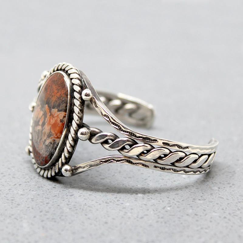 Grand Canyon Jasper & Silver Cuff