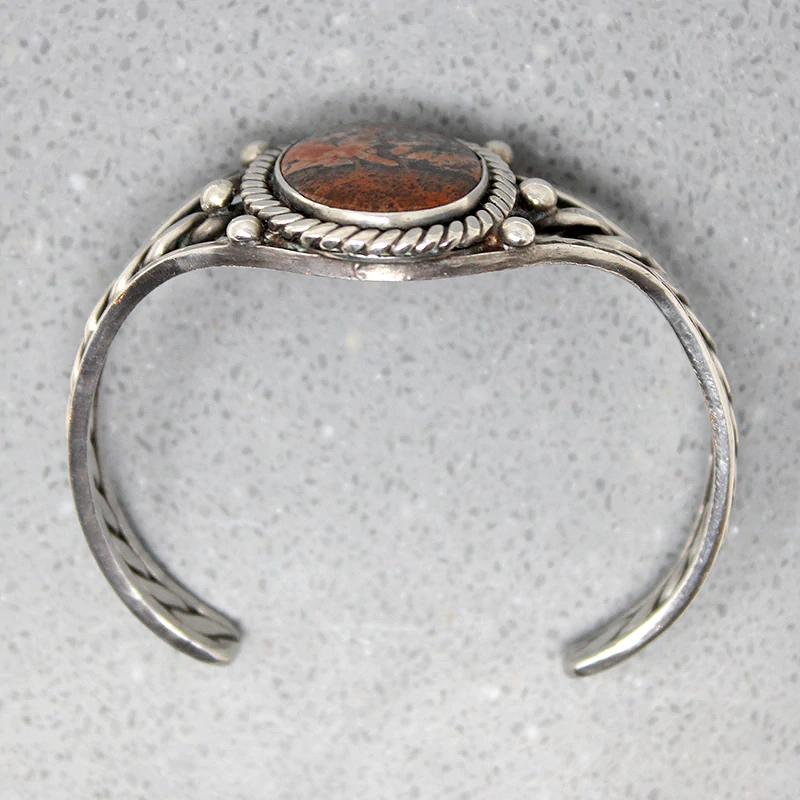 Grand Canyon Jasper & Silver Cuff