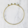 Gold Filled Bangle Studded with Peridot