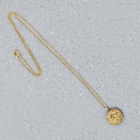 Engraved Victorian Pendant with Diamond Accent