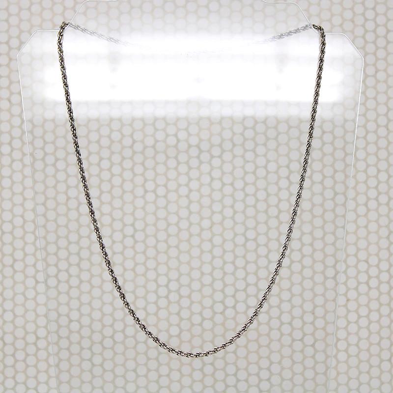 Versatile Vintage Sterling Silver Rope Chain