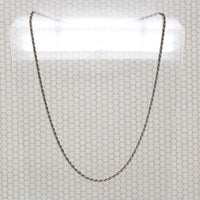 Versatile Vintage Sterling Silver Rope Chain