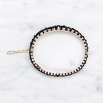 Glittering Graduated Bohemian Garnet Bracelet