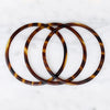 Three French Faux Tortoiseshell Bangles