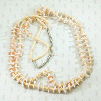 Blushing Pink Shell & Heishi Bead Necklace