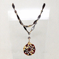 Unusual Antique Carved Organic Necklace