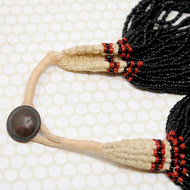 Luxuriant Many Strand Seed Bead Necklace