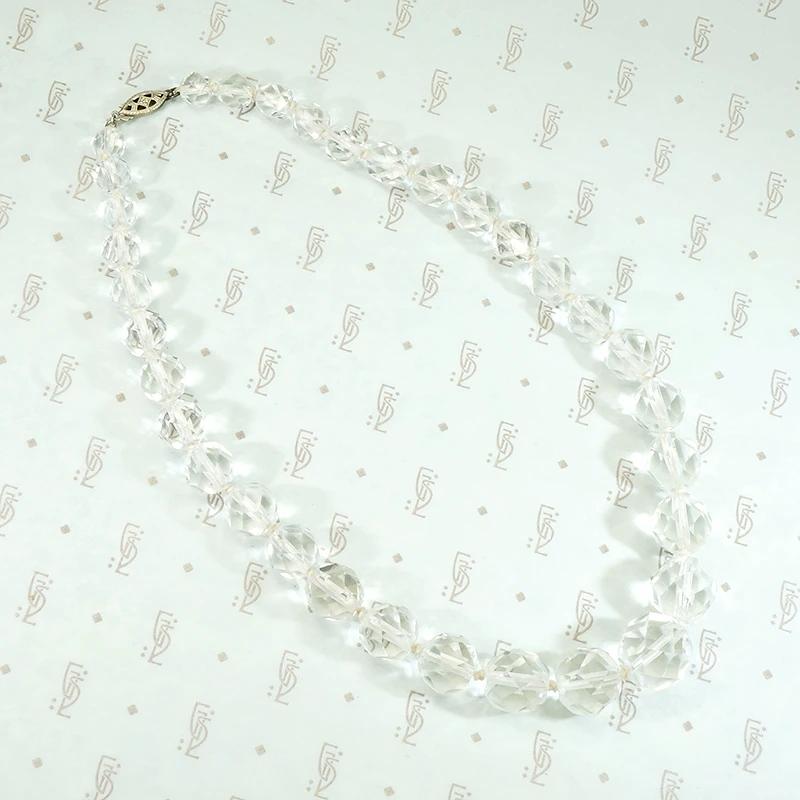 Glittering Deco Glamour Crystal Bead Necklace