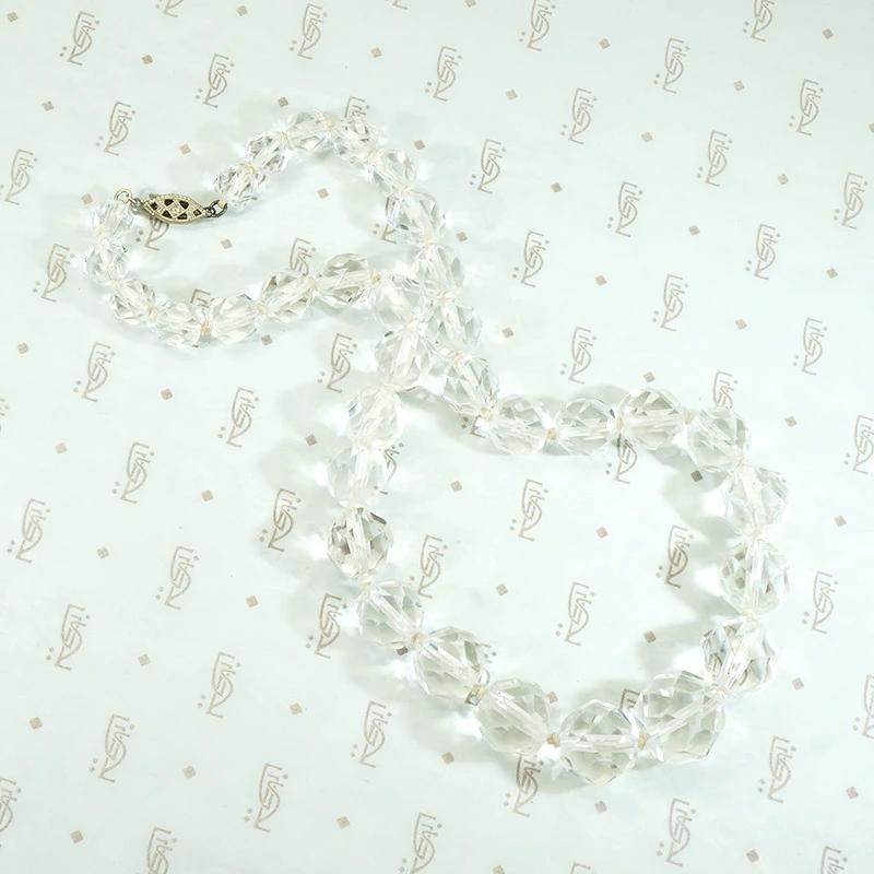 Glittering Deco Glamour Crystal Bead Necklace