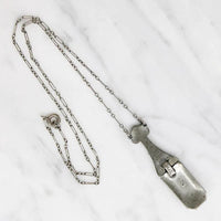Exquisite Engraved Edwardian Paste Necklace