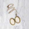 Golden Vintage Oval Locket by Monet