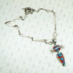 Outstanding Kachina Inlay Necklace by Ray Tracey