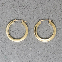 Classic 14k Gold Hoop Earrings