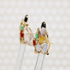 All the Jades Playful Foliate Gold Earrings