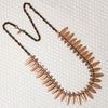 Fierce Mid Century Copper Statement Necklace